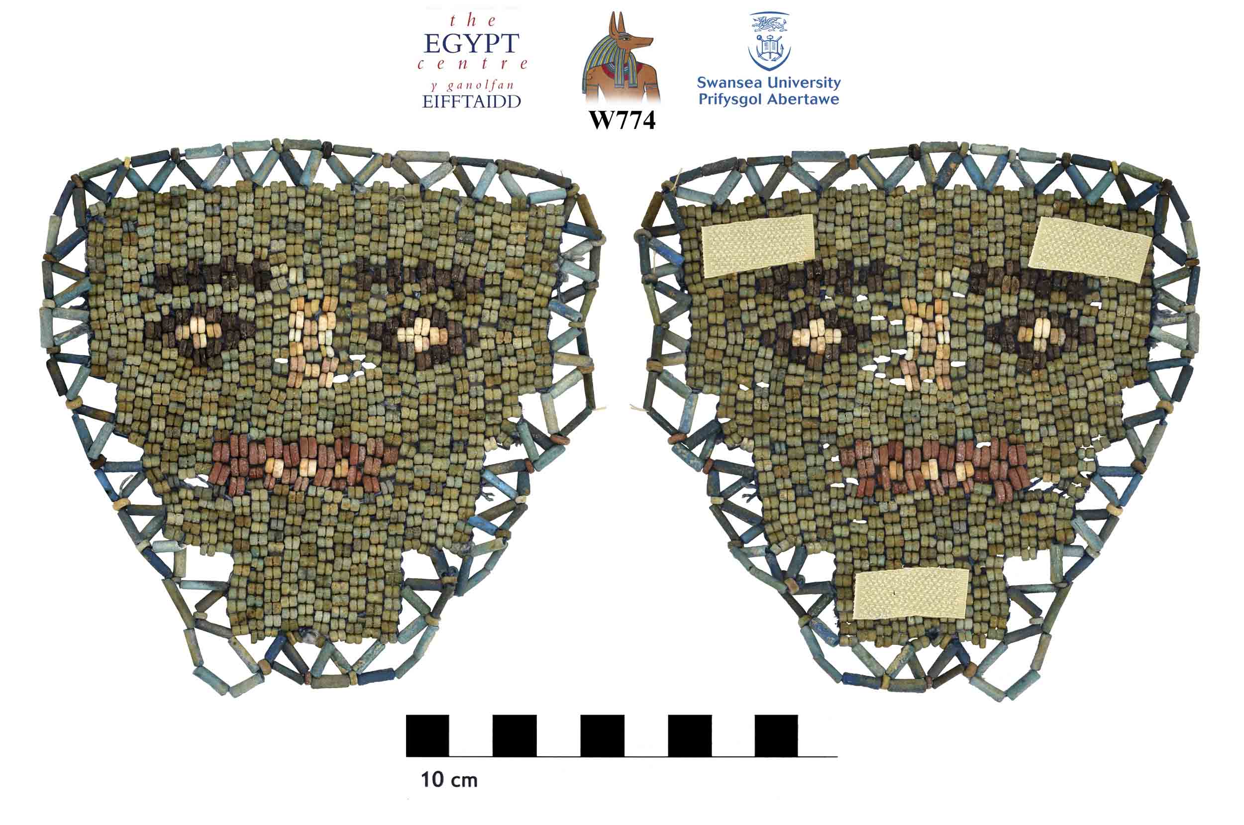 Image for: Beadwork funerary mask
